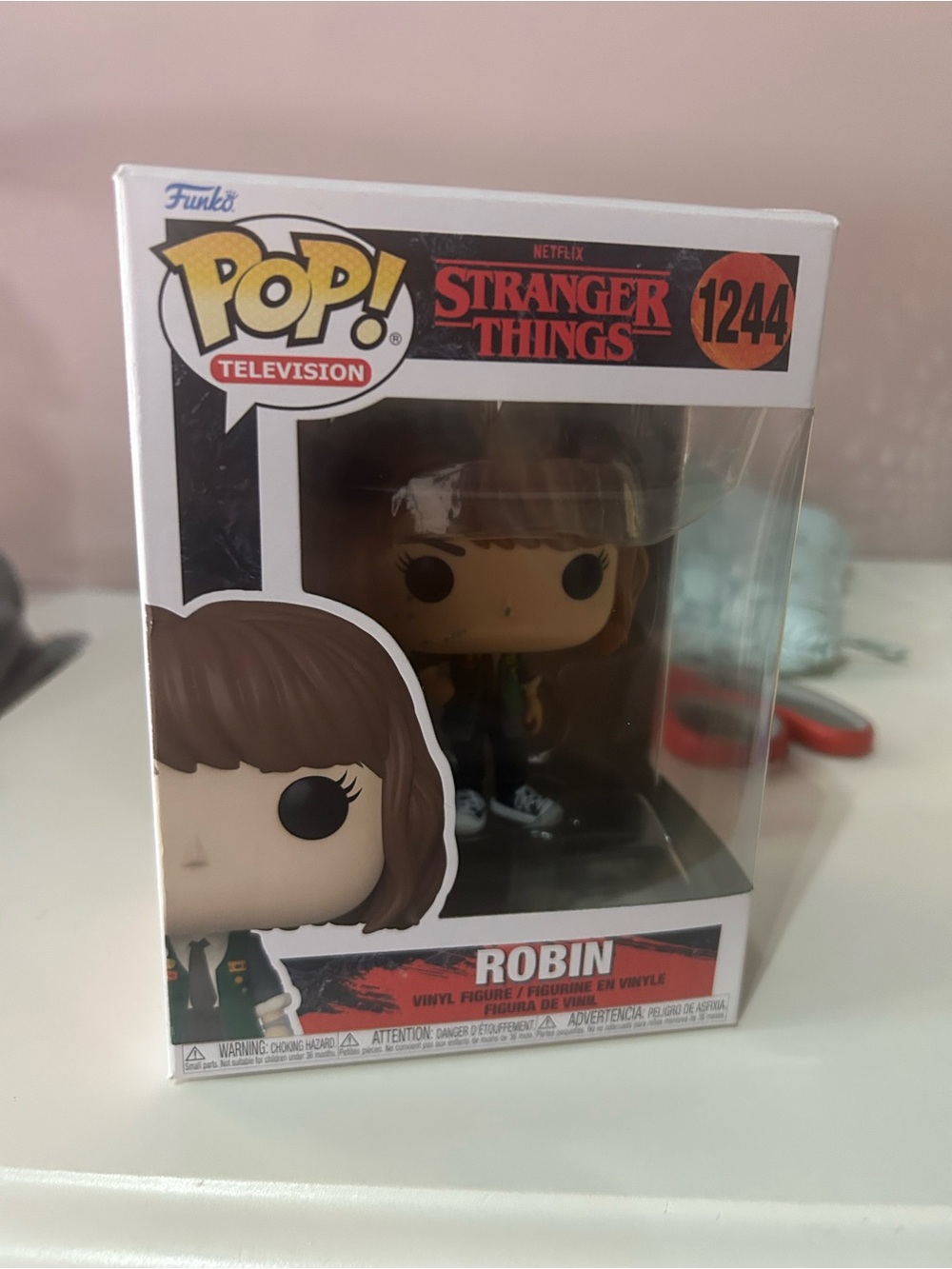 Funko Pop Stranger Things Robin HAS BEEN REMOVED FROM BOX/MINOR BOX/POP DAMAGE